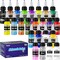 Airbrush Paint - 22 Colors with 2 Thinner Airbrush Paint Set (20ml/Bottle)